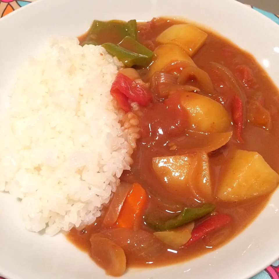 Vegetable curry and rice|Suzukaさん