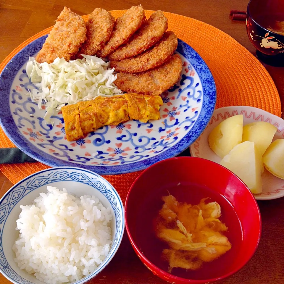 Snapdishの料理写真:5年生の姪っ子作♡ お昼ごはん♡|yumikoさん