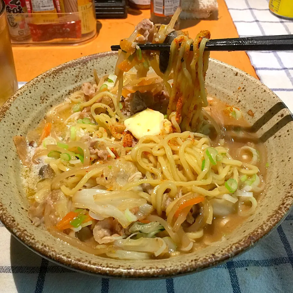 味噌野菜ラーメン|ゆんたくさん