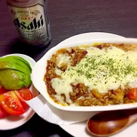 カレーリメイク☆
焼きチーズカレードリア〜〜*\(^o^)/*|Akiさん