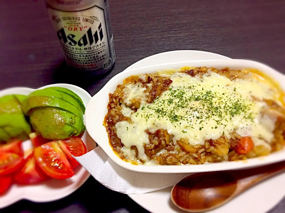 カレーリメイク☆
焼きチーズカレードリア〜〜*\(^o^)/*|Akiさん