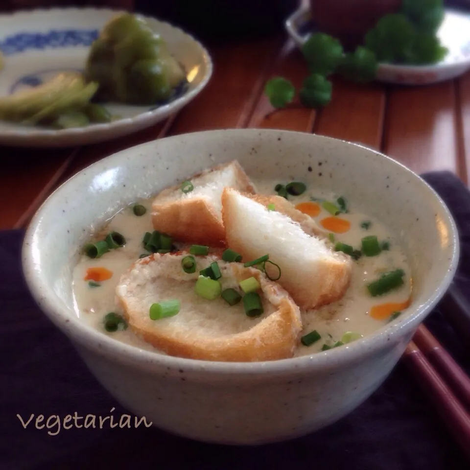 Snapdishの料理写真:Mayさんの料理 鹹豆漿 〜シェンドウジャン|まちまちこさん