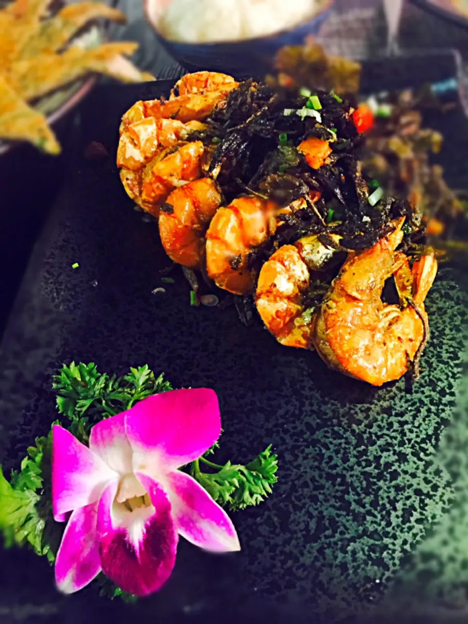 Big Prawn with Pu-er tea Yunan style|stacezuoさん