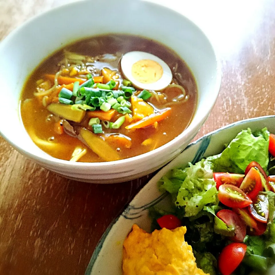 おでんカレーうどん|プチテンよすさん