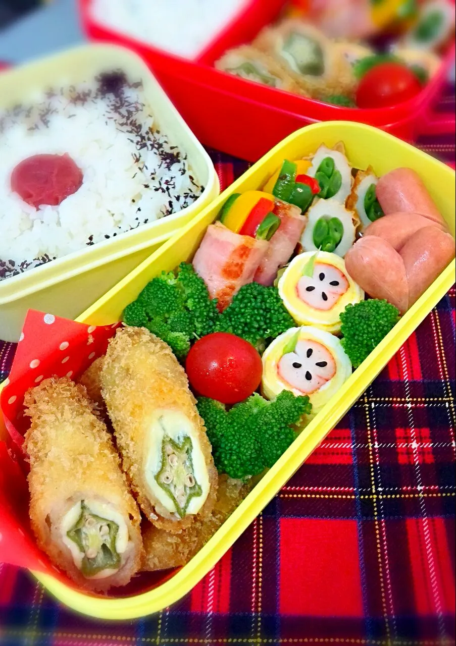 オクラカツ弁当|こもず♪さん