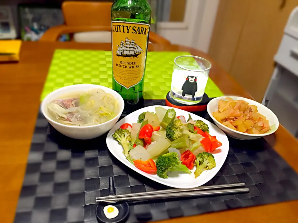 Snapdishの料理写真:シニガン ナ イスダ & ギニサ ン ウポ|マニラ男さん