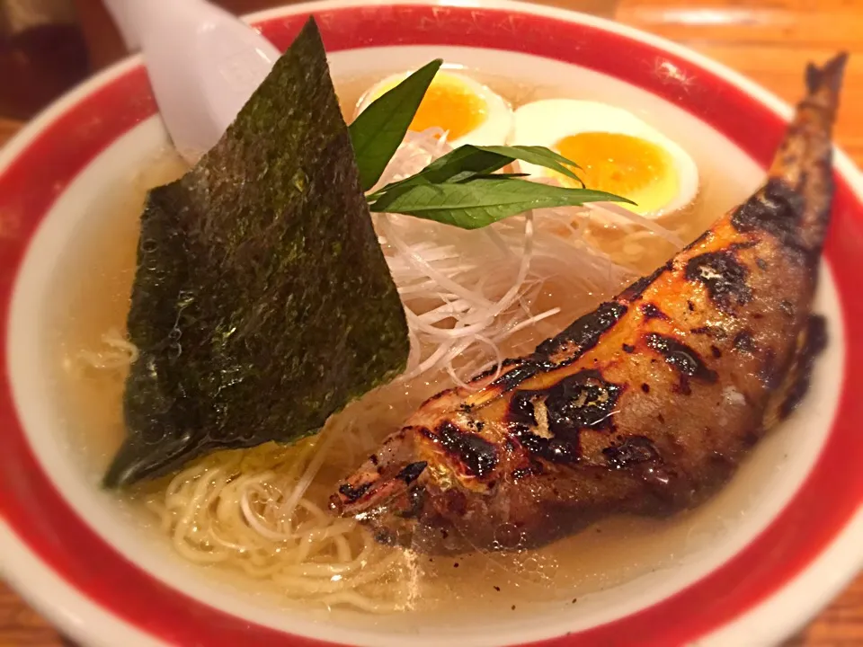 鮎ゴトハーフラーメン@鮎ラーメン二子玉川店|らーめん好き！さん