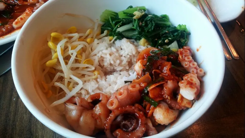 saute octopus in chili sauce|steven z.y.さん