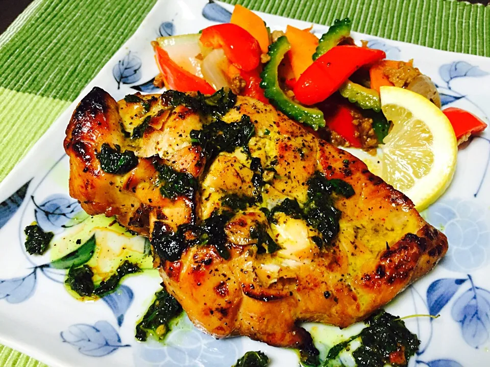 Grilled Chicken In Lemon & Butter with Dill Sauce|Jaimie Alvarezさん