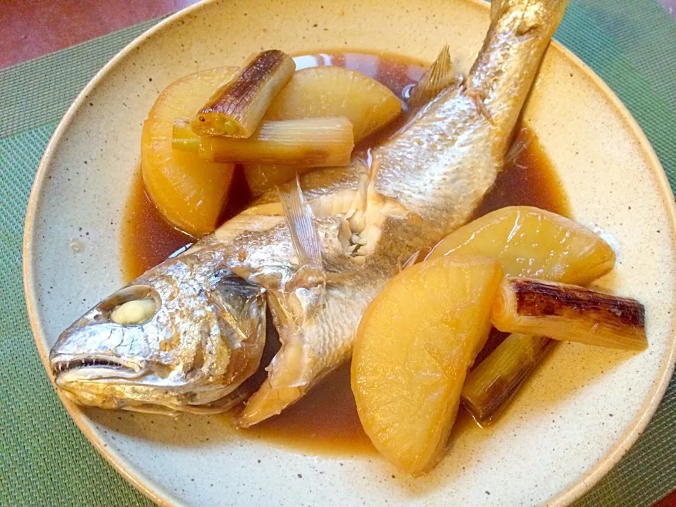 White croaker boiled w/soy sauce🐟ｲｼﾓﾁの煮付け|🌈Ami🍻さん