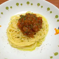 Snapdishの料理写真:冷静パスタ ミートソース|marikaさん