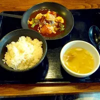 Snapdishの料理写真:具だくさんタンシチュー定食|大関貴浩さん