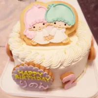 Snapdishの料理写真:娘の誕生日ケーキ♡|dollyfaithさん