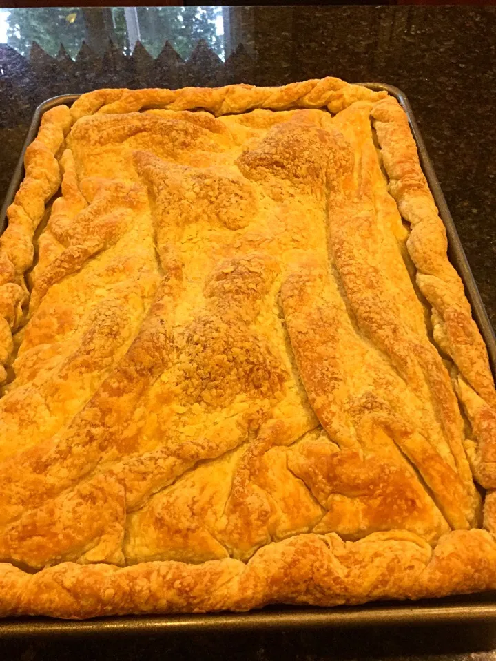 Spinach pie with homemade phyllo, otherwise known as Spanokopita|Diana Poulos McGrathさん