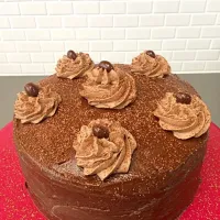 Vegan chocolate espresso cake|kristie ramosさん