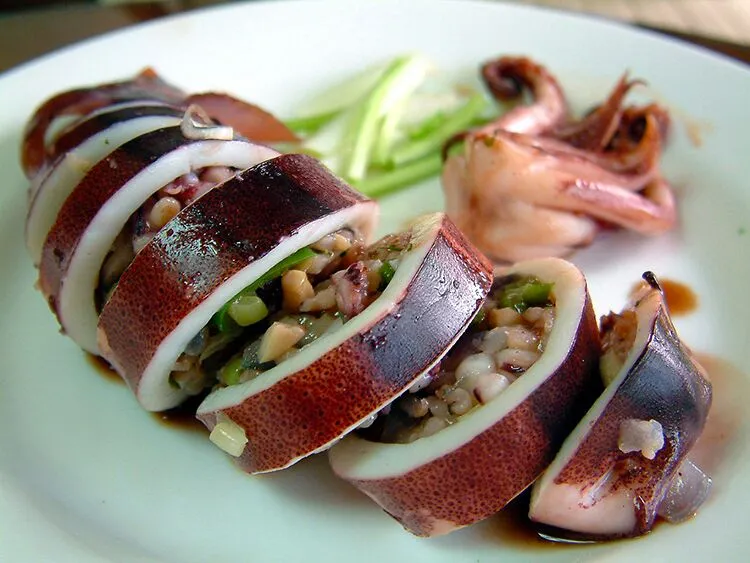 镶鱿鱼。。。stuffed squid|steven z.y.さん