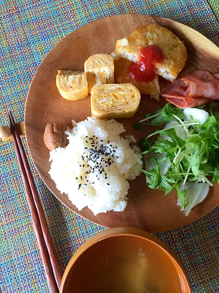 日曜の朝ごはん 和カフェ風|Akaneさん