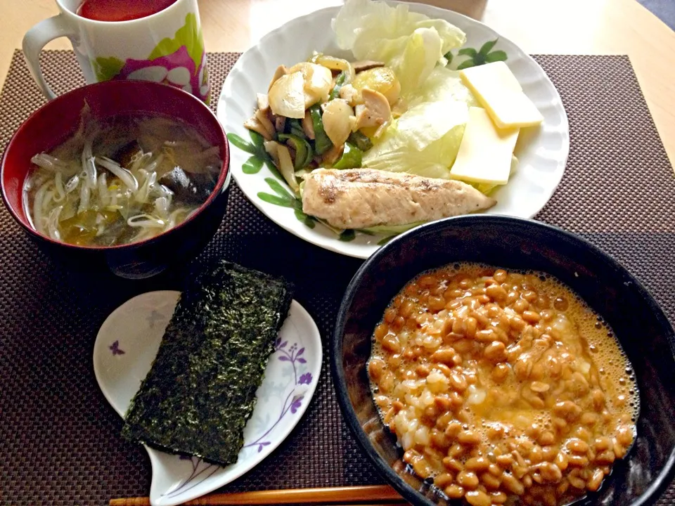 8月30日朝食兼昼食|ばぁさんさん