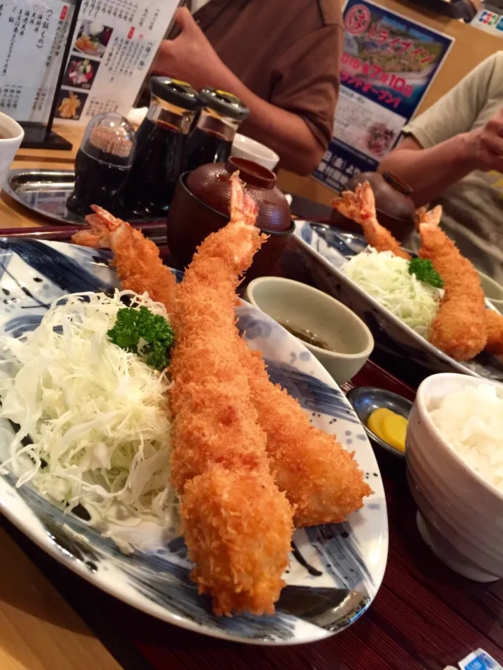 Snapdishの料理写真:✨特大エビふりゃ〜🍤✨|中さんさん