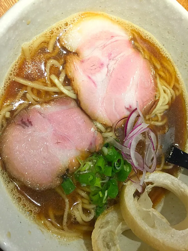 Snapdishの料理写真:追い鰹醤油ラーメン|えみこさん