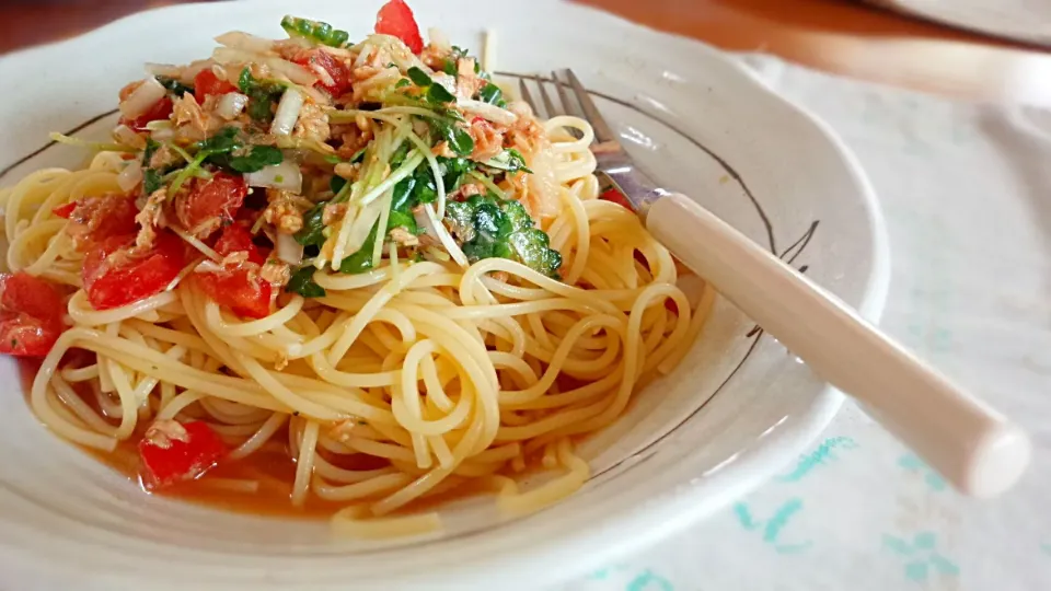 この夏最後の？冷製パスタランチ|かおりんさん