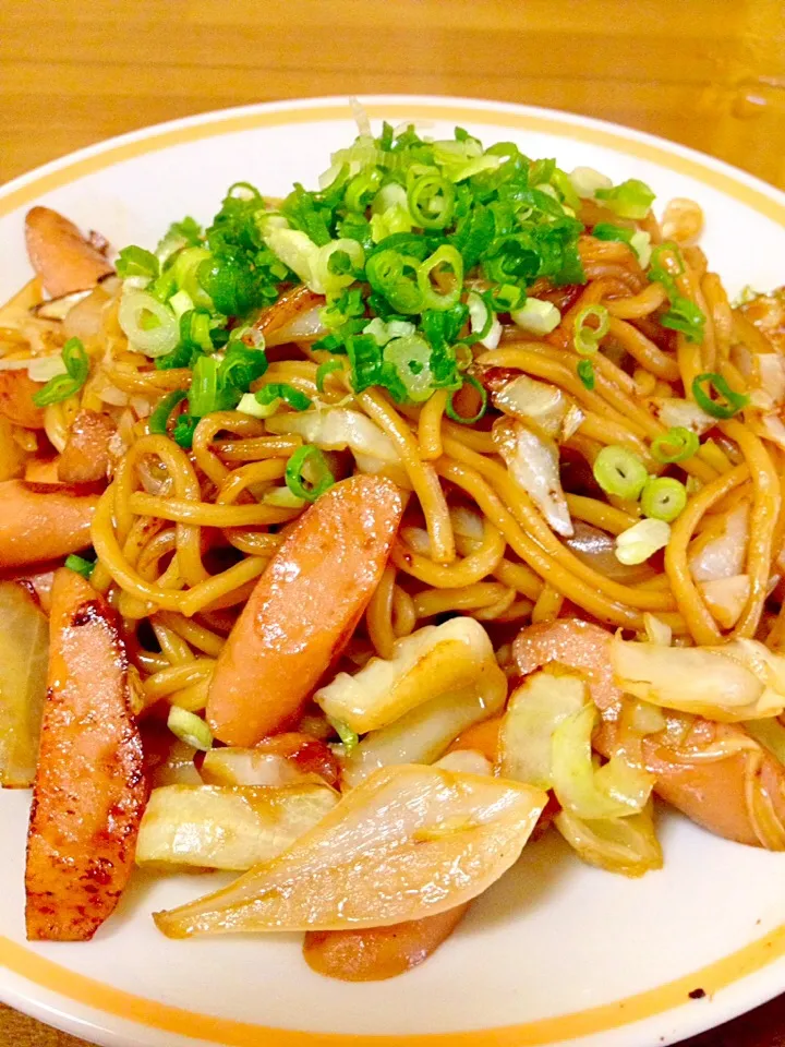 焼きそば✨魚肉入り💕カープソースではありませぬ😅|まいりさん