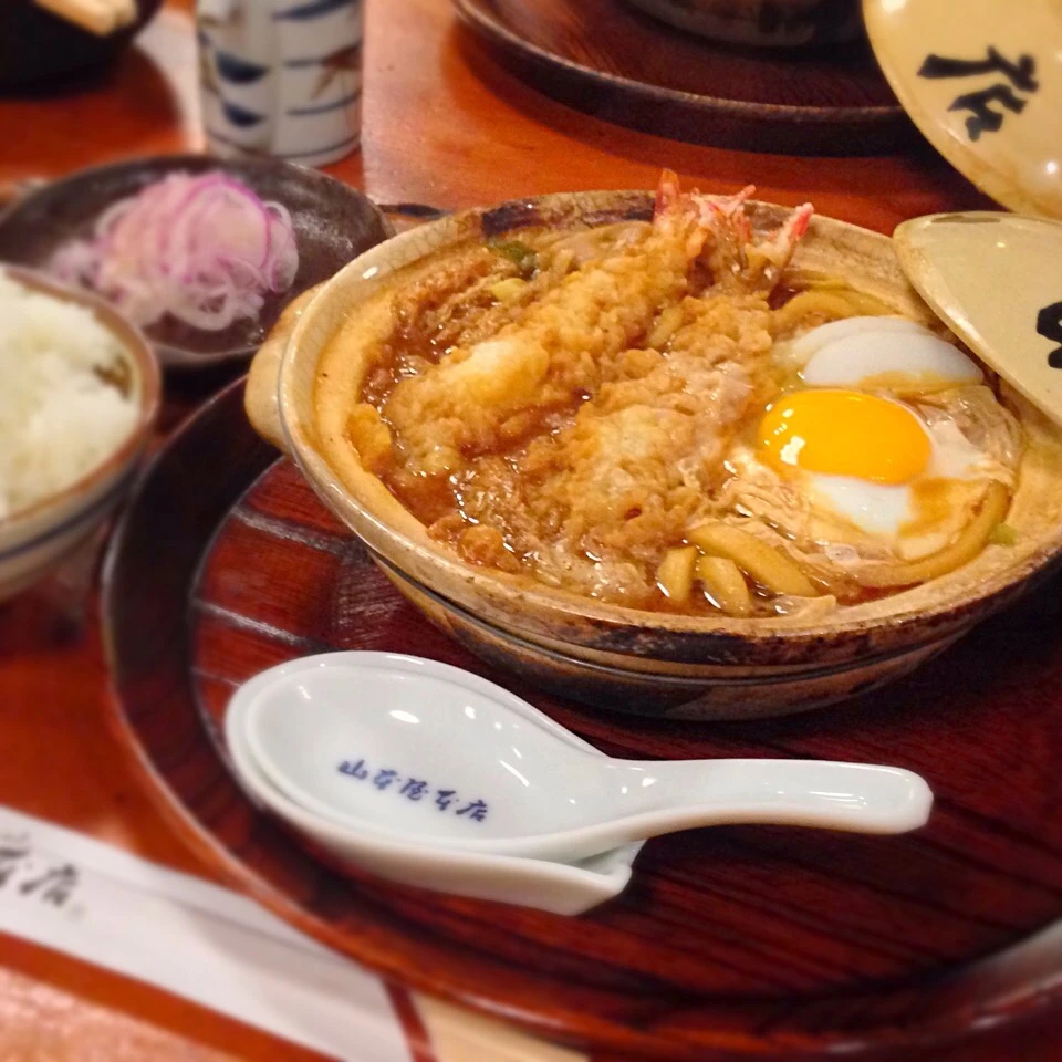 天ぷら入り味噌煮込うどん@山本屋本店 名古屋インター南店|うるるとらさん
