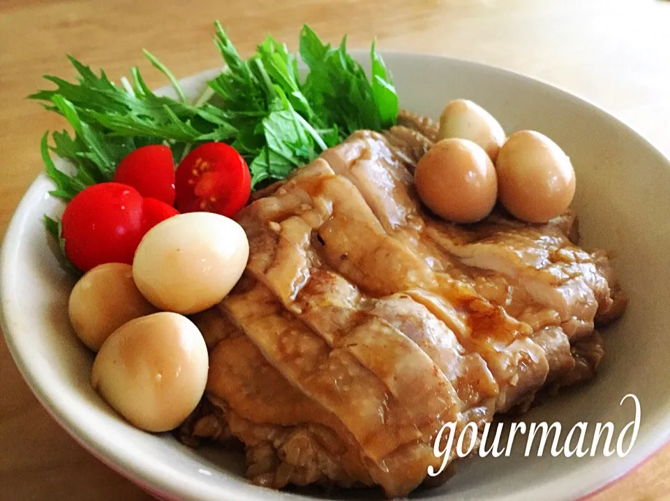 Snapdishの料理写真:ともちゃんの🎀 鶏肉の紅茶煮|プーティさん