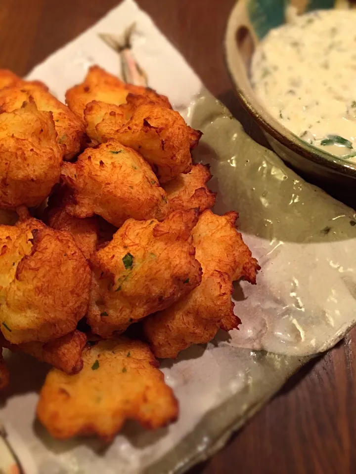 Bunuelos de Bacalao con salsa tartara;))🇻🇪|aястасияさん