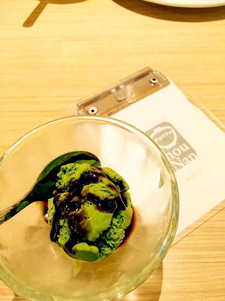 Macha Ice-creme@Chou Nan, Central Rama9---Yummm!|Chalinee Kalyanamitraさん