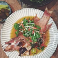 Steamed fish with calamansi ponzu