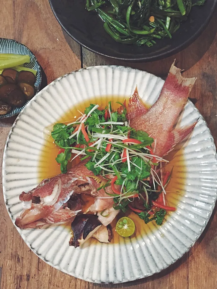 Steamed fish with calamansi ponzu|rick chanさん