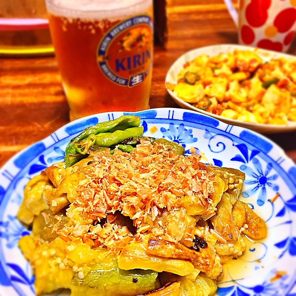 Snapdishの料理写真:昨夜の夕飯前の一杯|ち〜おんさん