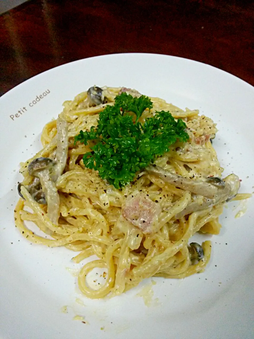 Spaghetti Cabonara|Jeab Lertさん