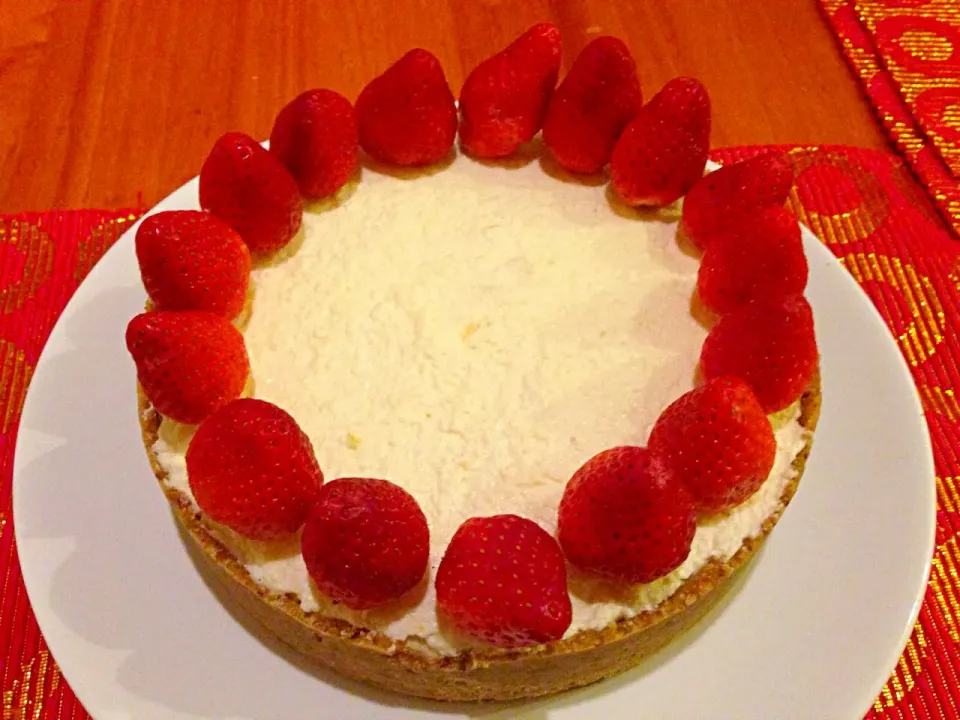 Snapdishの料理写真:#Strawberry cheese cake#|JuneNg.8さん