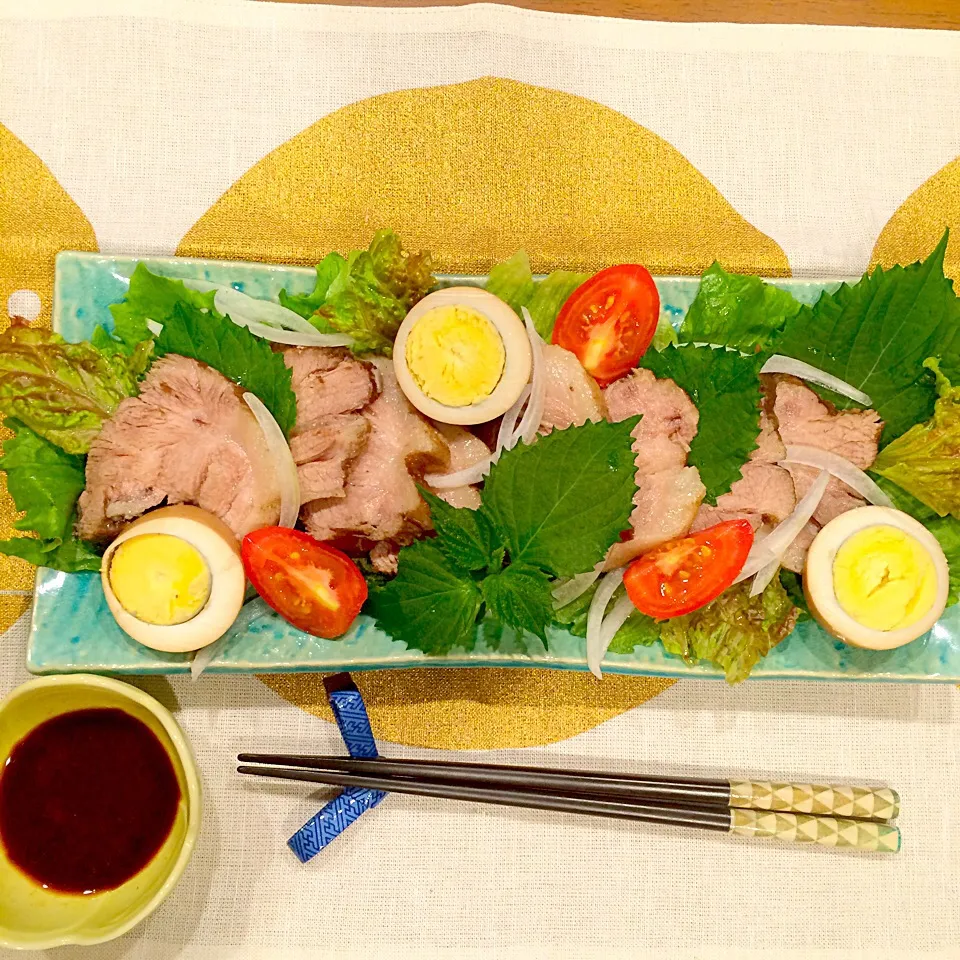 紅茶煮は、辛子醤油で|そらさん