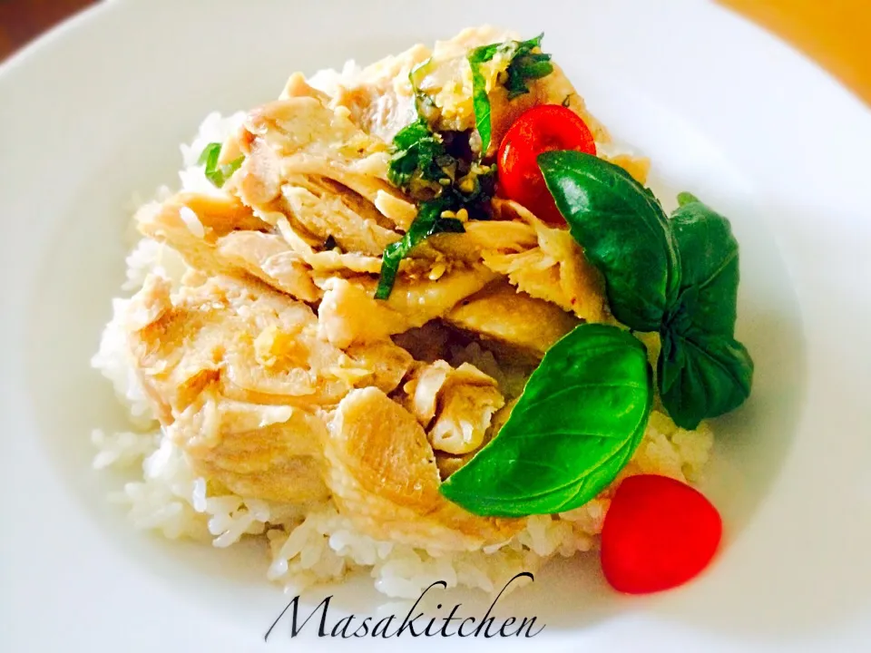 Snapdishの料理写真:hainan chicken rice|Masakiさん