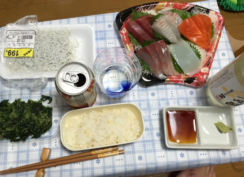 単身赴任初日の夕食|ひろっきーさん