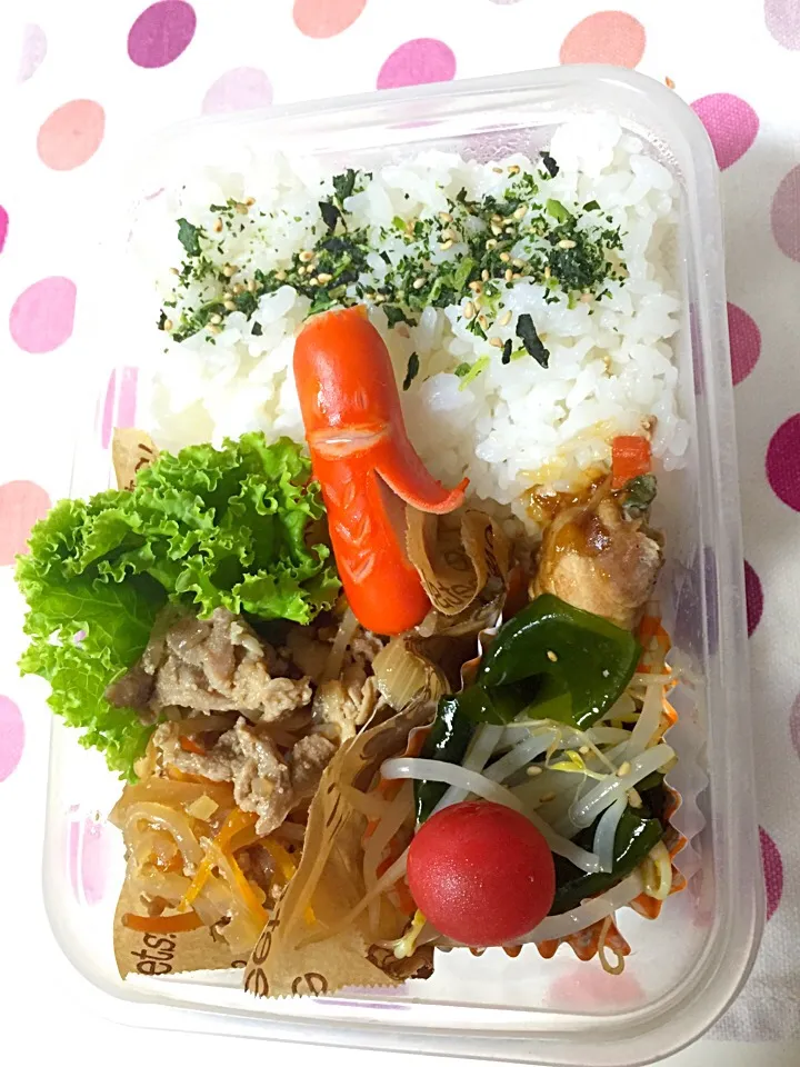 Snapdishの料理写真:２０１５年９月１日 パパのお弁当♡|えり♡さん