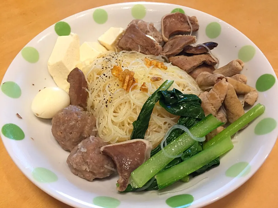 Rice vermicelli with pork viscera|Moe Moe Thandarさん