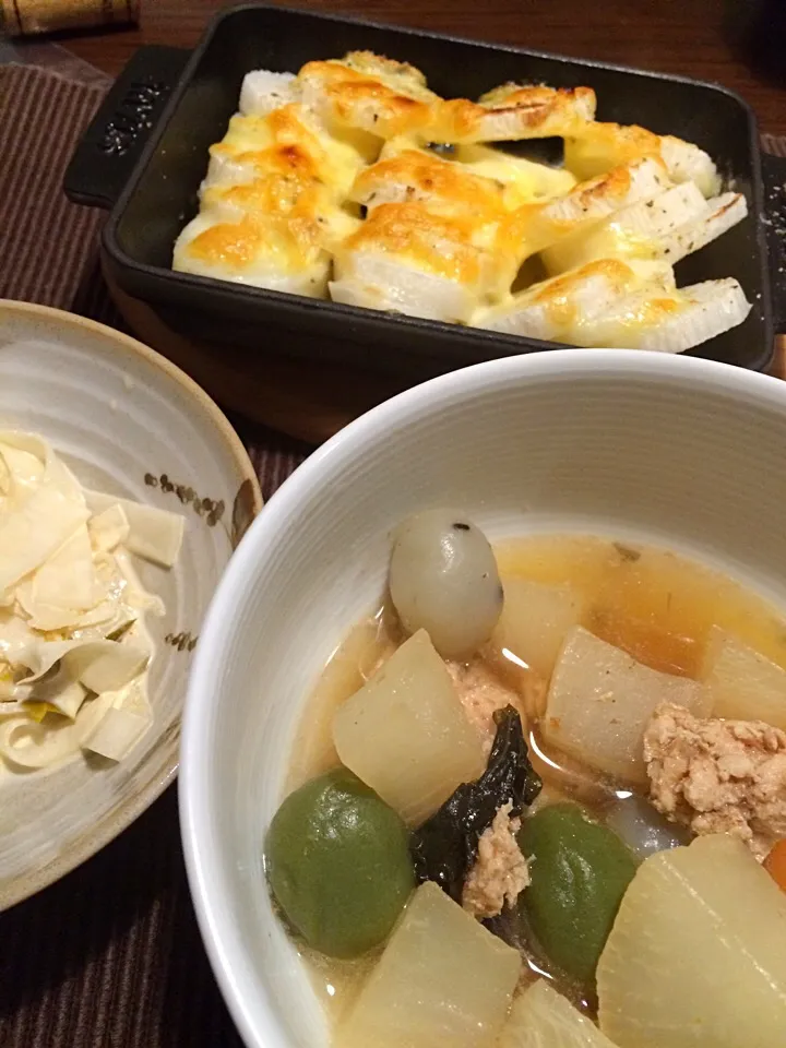 煮物と焼き物|ゆきぶぅさん