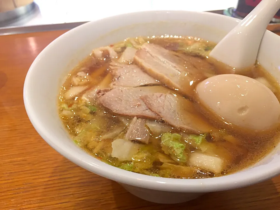 おいしいラーメンに煮卵|hirotomoさん