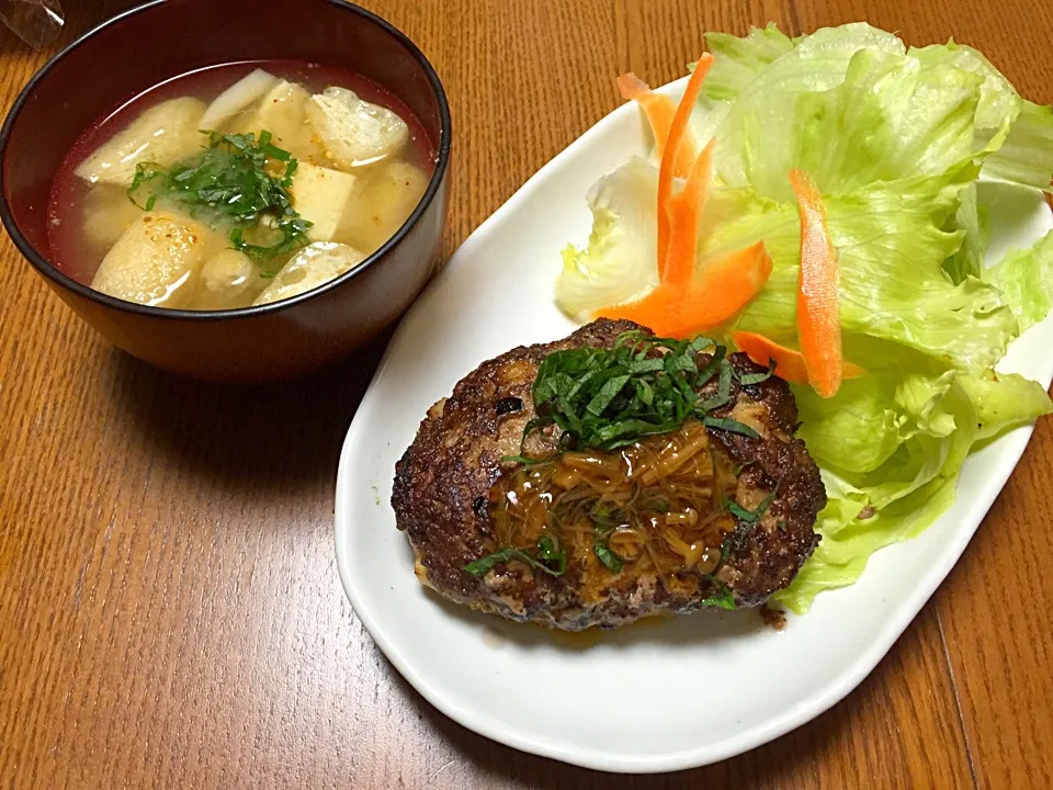 蓮根ハンバーグ❗シャキシャキ美味しい😄|にゃーあさん