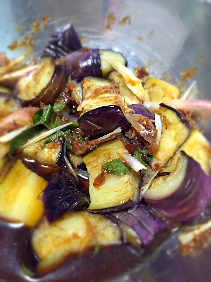 なすの揚げ浸し|girasoleさん