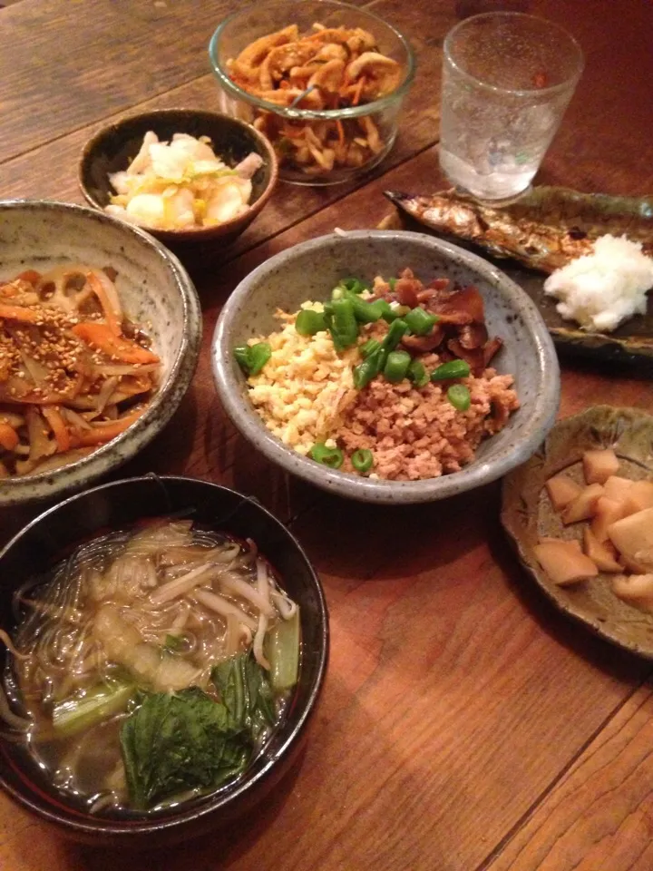 これぞ！！日本の食卓🎌🎌🎌|麦チョコさん