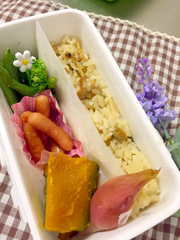 アサリの炊き込み御飯弁当|くるみるくさん