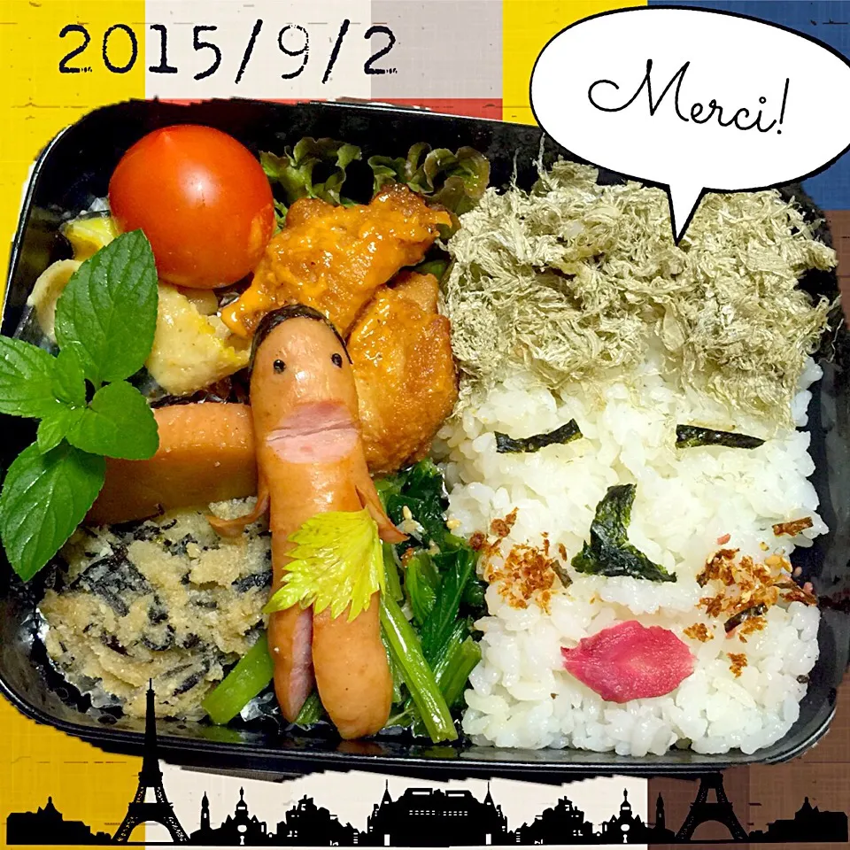 Snapdishの料理写真:息子弁当  とろろ昆布ちゃん|miyukiさん