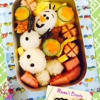 Snapdishの料理写真:キャラ弁！オラフ弁当！|Jane's style of cookingさん