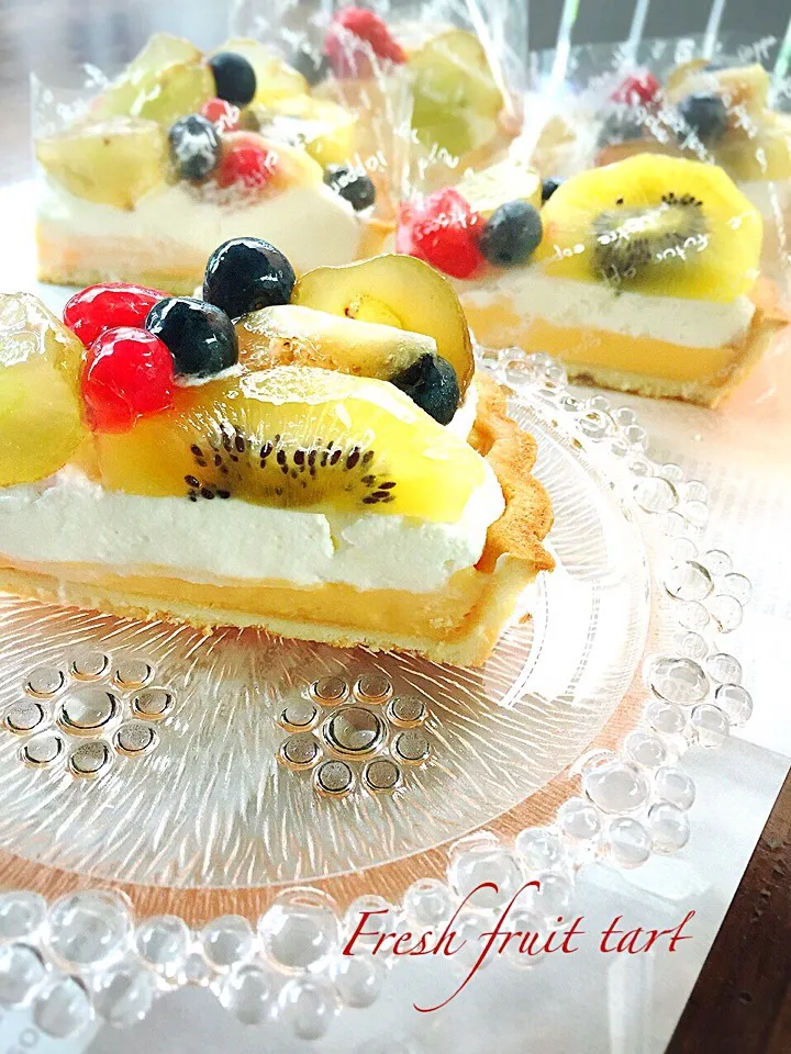 Fresh fruit tart🍇|サクラさん