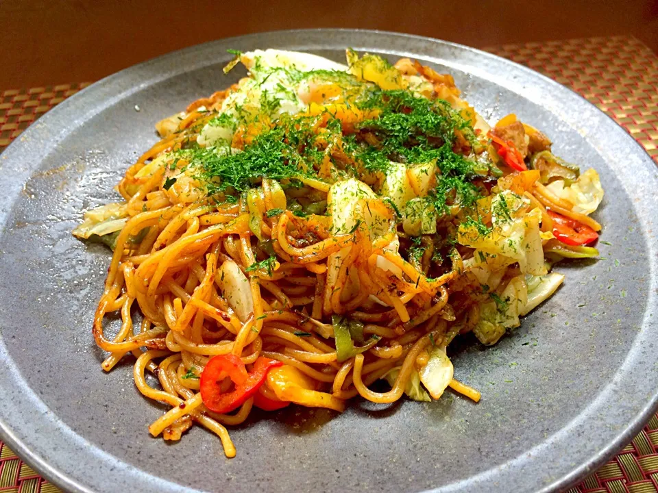 Snapdishの料理写真:Fried Noodles♨️焼きそば〜ん|🌈Ami🍻さん